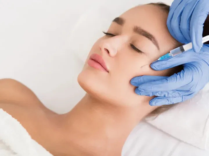 Doctor preparing an anti-wrinkle injection at Prism Aesthetics Clinic Dubai